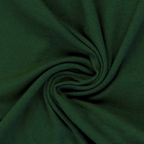 European Ribbing, Oeko-Tex, Solid, Dark Green