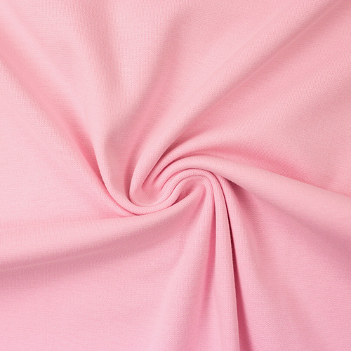 European Cotton Elastane Jersey, Solid, Oeko-Tex, Pink