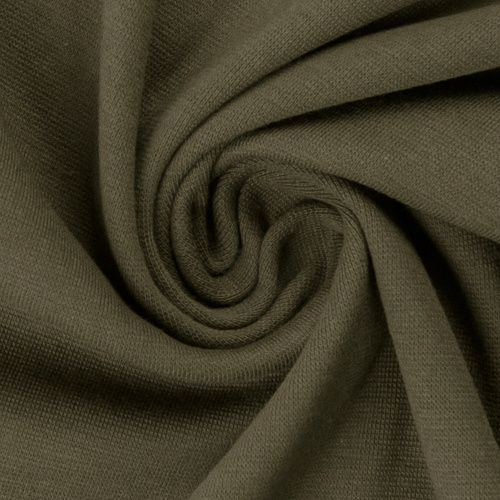 European Ribbing, Oeko-Tex, Solid, Olive