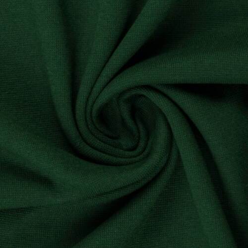 European Cotton Elastane Jersey, Solid, Oeko-Tex, Dark Green