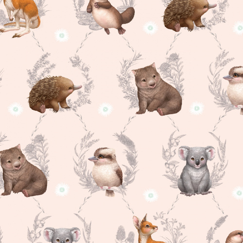 Devonstone Collection, Little Aussie Friends, Large Friends Peach