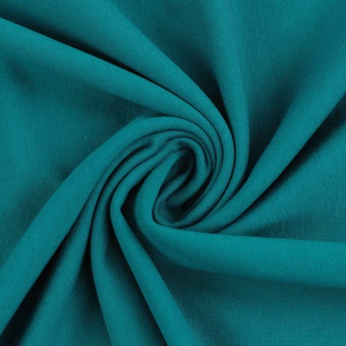 European Knit, Oeko-Tex French Terry, Solid, Petrol