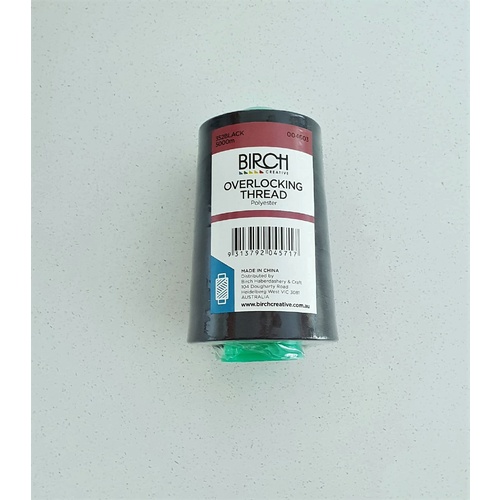 Birch, Overlocking Thread, 5000m BLACK