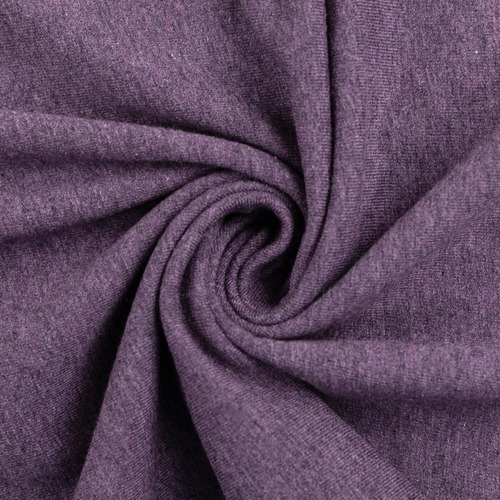 European Jogging Sweater Knit, Oeko-Tex, Melange Violet