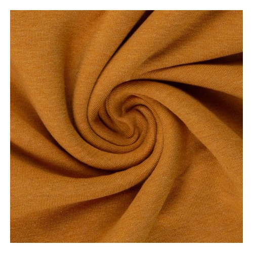 European Knit, Oeko-Tex French Terry, Melange Ochre