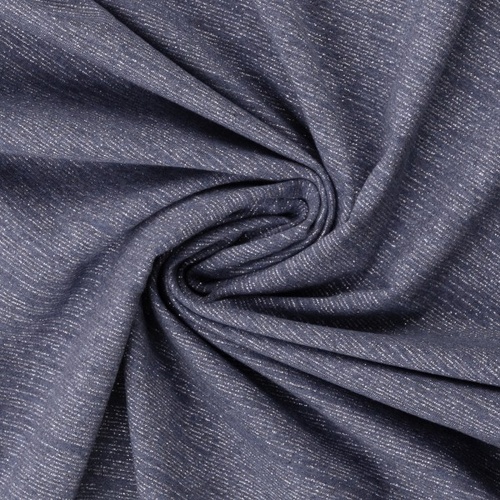 European Glamour Sweat Knit, Jeans Blue/Sillver Sparkle