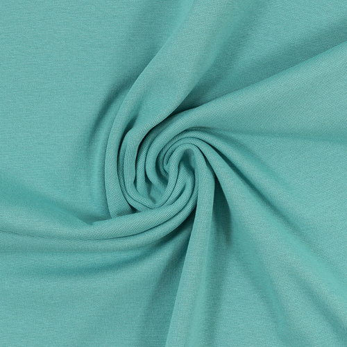*REMNANT 96cm* European Cotton Elastane Jersey, Solid, Oeko Tex, Minty Aqua