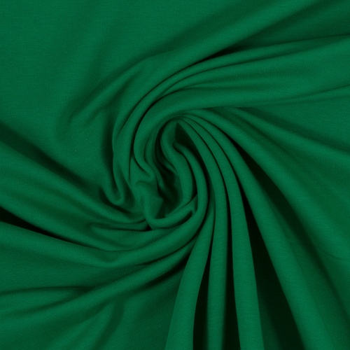 European Cotton Elastane Jersey, Solid, Oeko-Tex, Grass Green