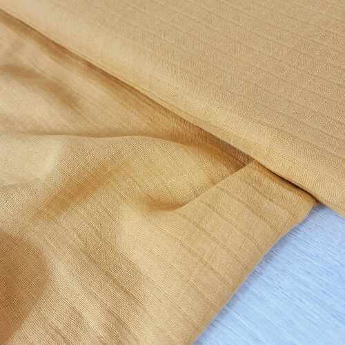 Elvelyckan Design, Oeko-Tex, 100% Cotton Smooth Double Gauze, Gold
