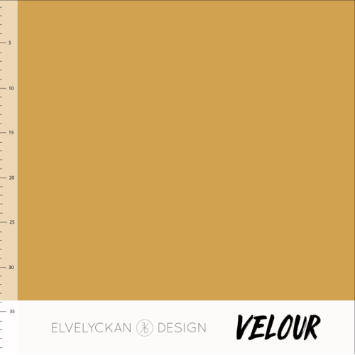 Elvelyckan Design, Oeko-Tex, Velour, Gold