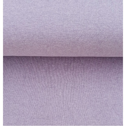 European Ribbing, Oeko-Tex, Heavy Weight, Melange Lavender