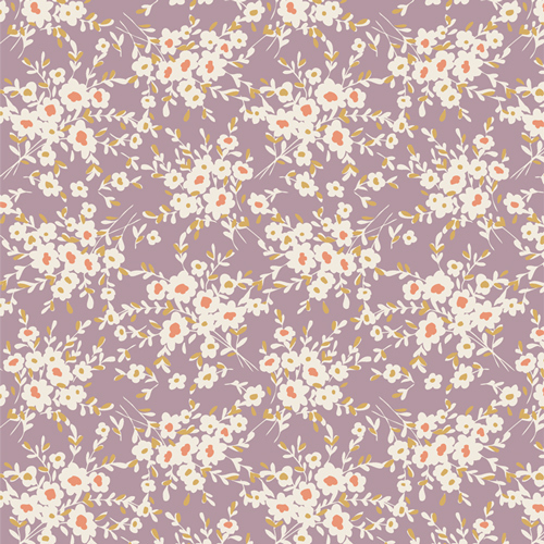 Art Gallery Fabrics, Oeko-Tex, Spirited, Calico Days Lavender