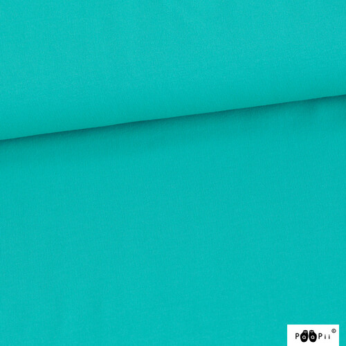 PaaPii Design, GOTS Organic Jersey Solid Turquoise