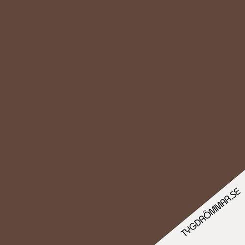 *REMNANT 95cm* Tygdrommar, GOTS Organic French Terry, Solid - Brown