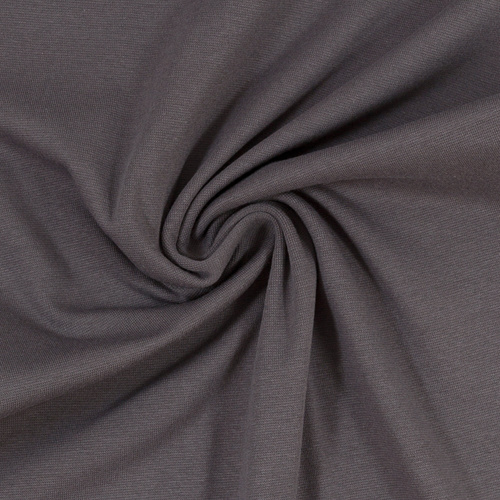European Ribbing, Oeko-Tex, Heavy Weight, Warm Charcoal Grey