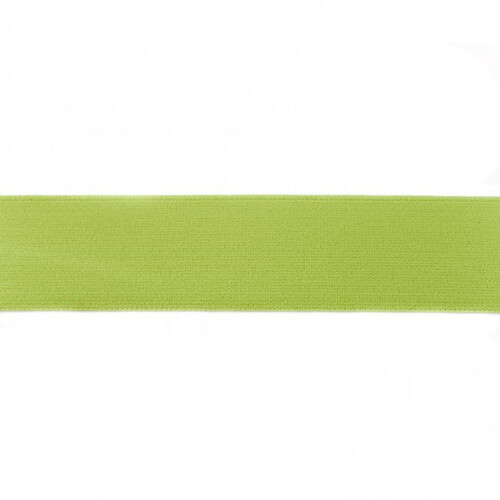 Waistband Elastic, Soft 40mm Plain Lime