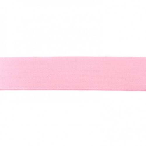 Waistband Elastic, Soft 40mm Plain Pink