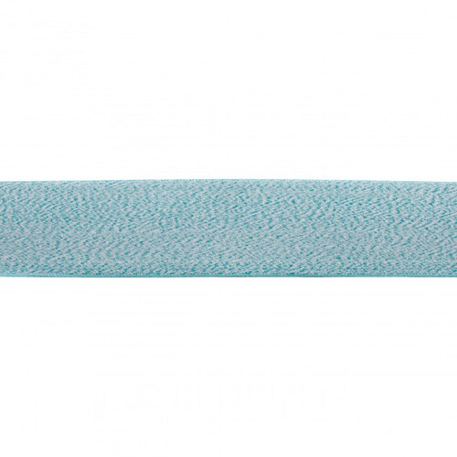 Waistband Elastic, Soft 40mm Melange Turquoise