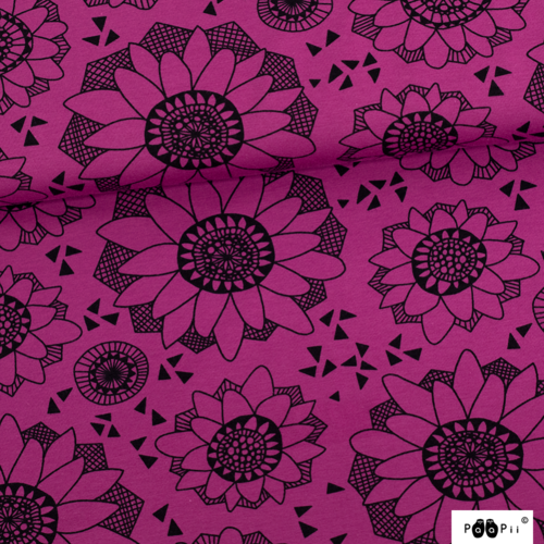 PaaPii Design, GOTS Organic Jersey, Lumme Purple
