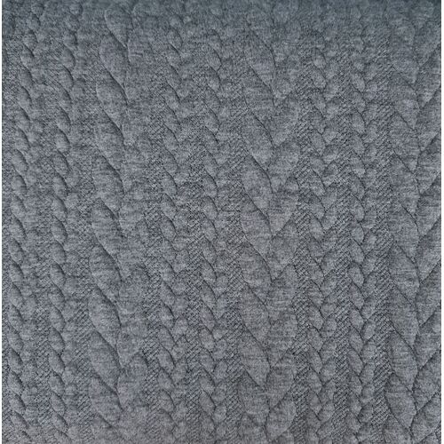European Cable Knit, Grey