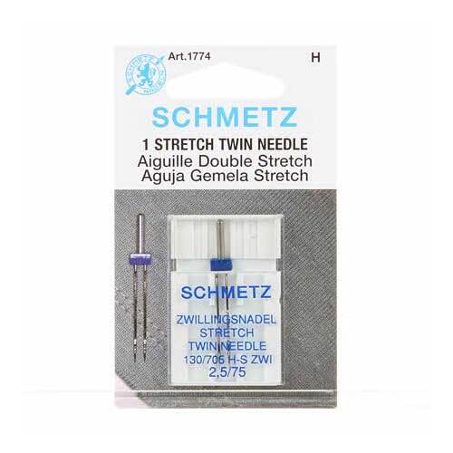 Schmetz Needles, Stretch Twin 130/705 H-S ZWI 2.5/75