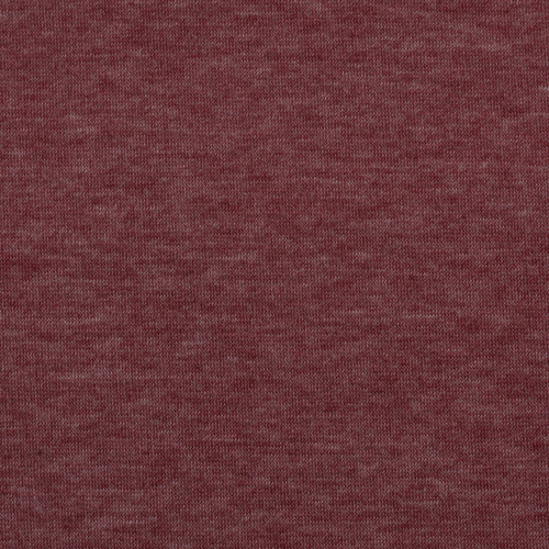 European Alpine Fleece Sweater Knit, Melange Burgundy Wattle Hill Fabrics