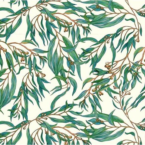 KK Fabrics, Burrangong Birdlife, Eucalyptus Leaves