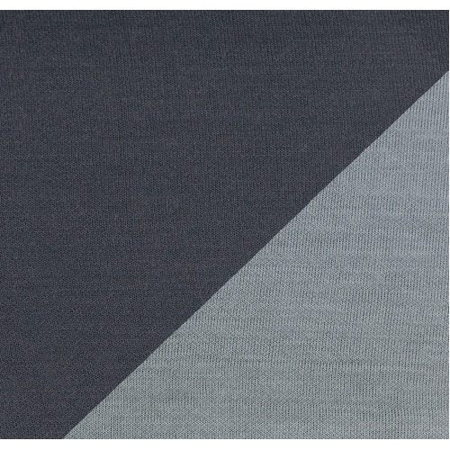 European Viscose Knit, Oeko-Tex, Double Sided, Grey/Dark Grey
