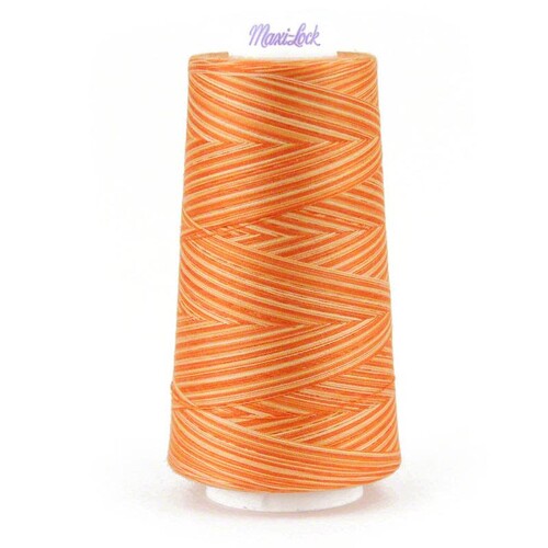 Maxi-Lock, Swirls Sewing Thread, ORANGE CREAMSICLE