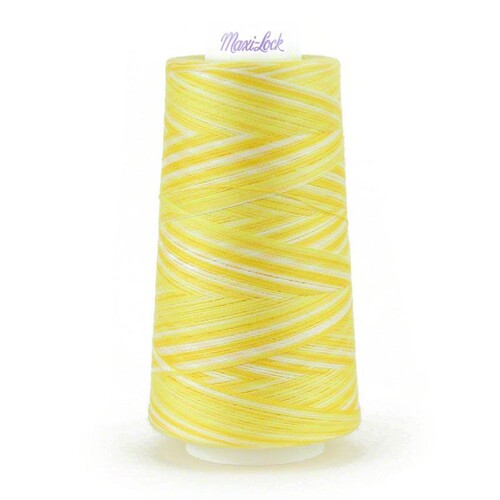 Maxi-Lock, Swirls Sewing Thread, LEMON CHIFFON