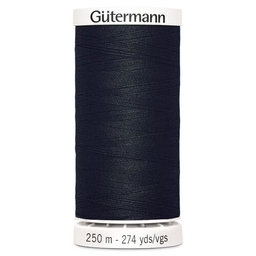 Gutermann, Sew All Thread 250m, Colour 000, BLACK