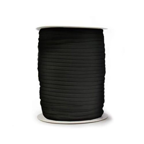 Elastic, Super Soft Flat 5mm - Black (by the 91m Roll)