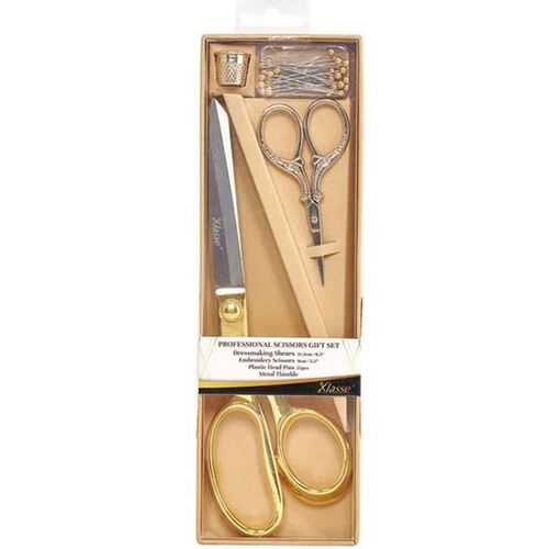 Klasse Professional 8.5" Gold Scissors Gift Set