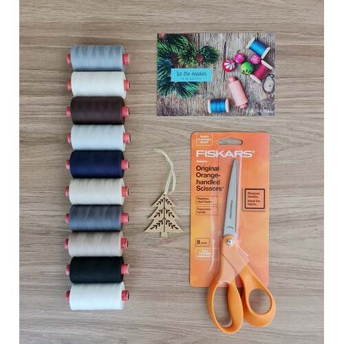 Scissor/Thread Gift Wrapped Bundle