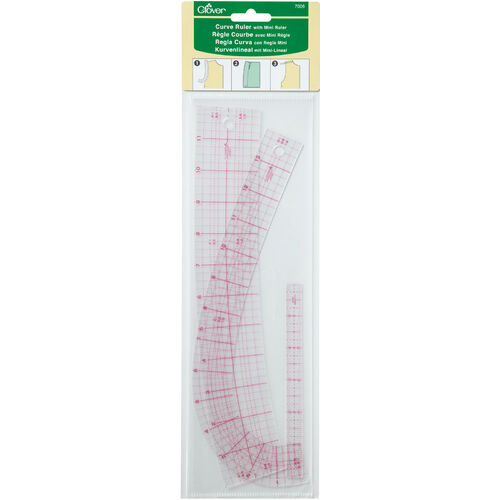 Clover, Curve Rulers with Mini Ruler 3 Piece Set