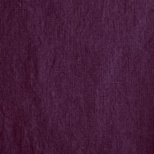 *REMNANT 57cm* European Linen, Plain, Purple