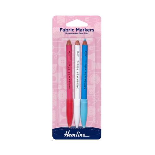 Hemline,  Fabric Markers, Dressmaking Pencil Set