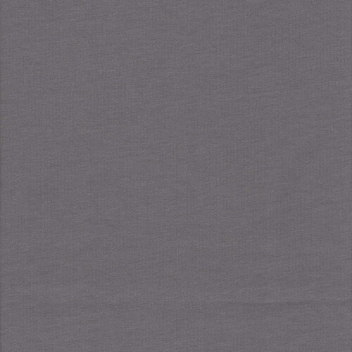 European 100% Cotton Jersey, Organic GOTS, Grey