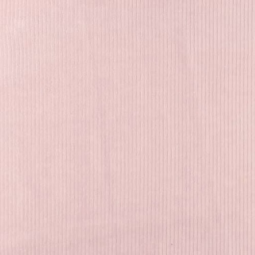 European Stretch Cotton Velour Ribbed Jersey Knit, Old Pink