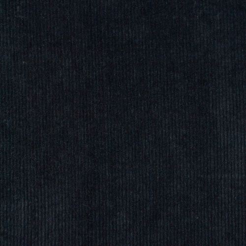 European Stretch Cotton Velour Ribbed Jersey Knit, Dark Denim Blue