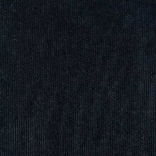 European Stretch Cotton Velour Ribbed Jersey Knit, Dark Denim Blue