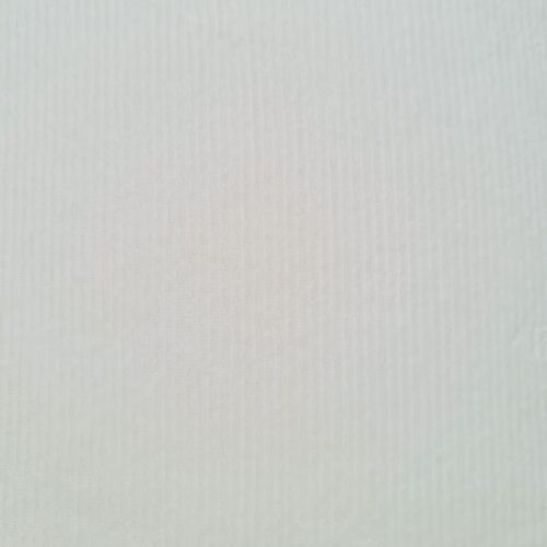 European Stretch Cotton Velour Ribbed Jersey Knit, Vanilla