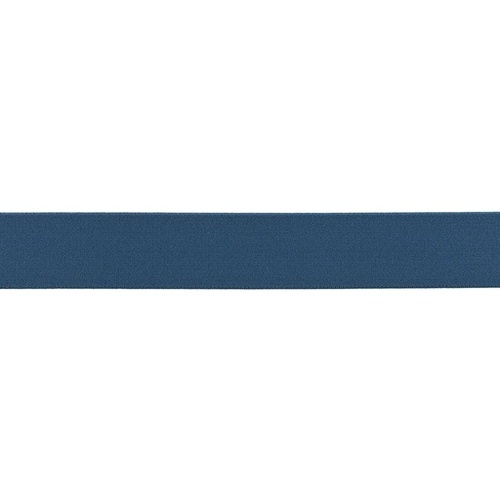 Waistband Elastic, Soft 25mm Jeans Blue