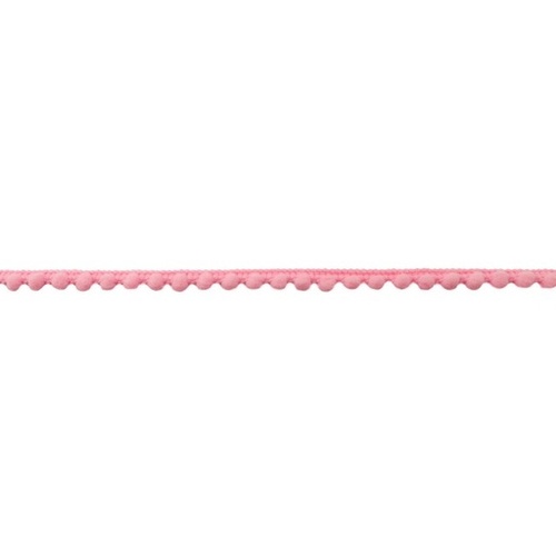 Pom Pom Trim 7mm (5mm Ball) Pink