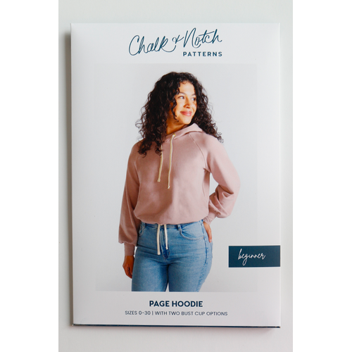Chalk & Notch Patterns, Page Hoodie