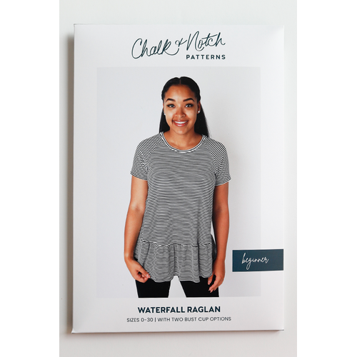 Chalk & Notch Patterns, Waterfall Raglan