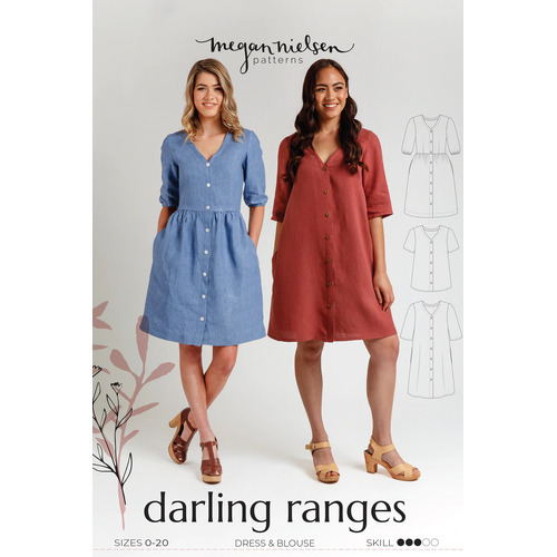 Megan Nielsen Patterns, Darling Ranges Dress & Blouse
