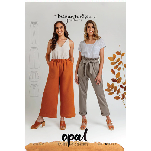 Megan Nielsen Patterns, Opal Pants & Shorts