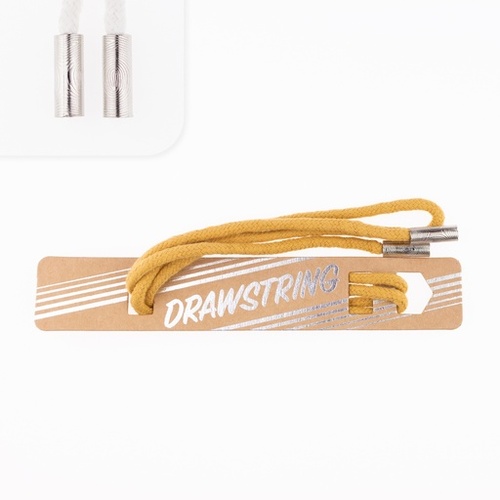 Hoodie Drawstring Cord, 5mm x 110cm, Light Ochre