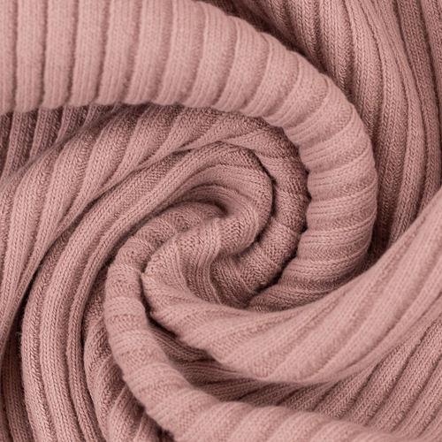 European Ribbing, Oeko-Tex, Heavy Weight Chunky, Ribbed Light Rose